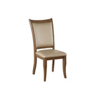 ACME 71767 Harald Side Chair (Set-2), Beige PU & Gray Oak