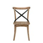 ACME 71777 Kendric Side Chair (Set-2), Rustic Oak