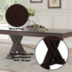 ACME 71855 Katrien Dining Table, Espresso (1Set/2Ctn)