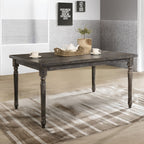 ACME 71880 Claudia II Dining Table, Weathered Gray