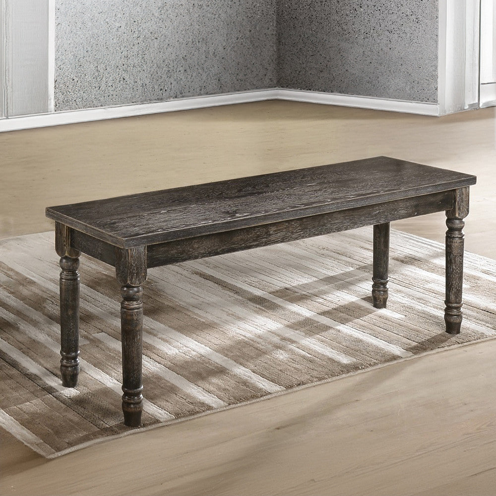 ACME 71883 Claudia II Bench, Weathered Gray