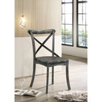 ACME 71897 Kendric Side Chair (Set-2), Rustic Gray