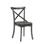 ACME 71897 Kendric Side Chair (Set-2), Rustic Gray