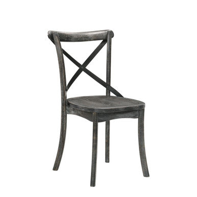 ACME 71897 Kendric Side Chair (Set-2), Rustic Gray