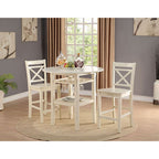 ACME 72545 Tartys Counter Height Table, Cream