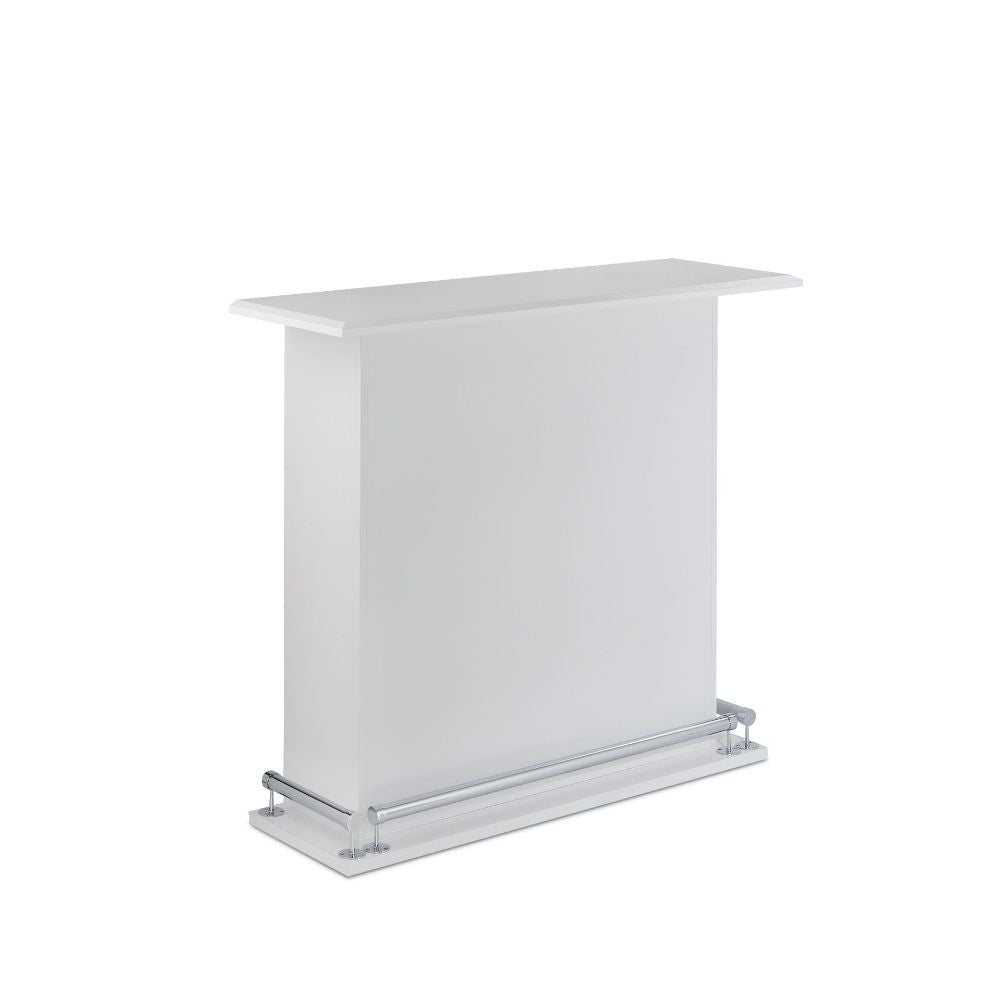 ACME 72580 Kite Bar Table, White High Gloss