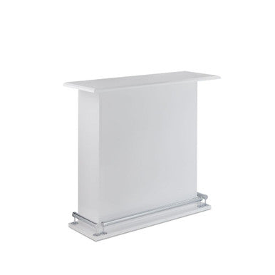 ACME 72580 Kite Bar Table, White High Gloss