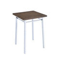 ACME 72595 Nadie Bar Table, Oak & Chrome