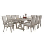 ACME 72860 Rocky Dining Table, Gray Oak (1Set/2Ctn)