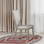 ACME 72862 Rocky Side Chair (Set-2), Fabric & Gray Oak