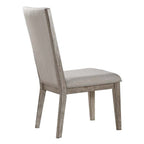 ACME 72862 Rocky Side Chair (Set-2), Fabric & Gray Oak