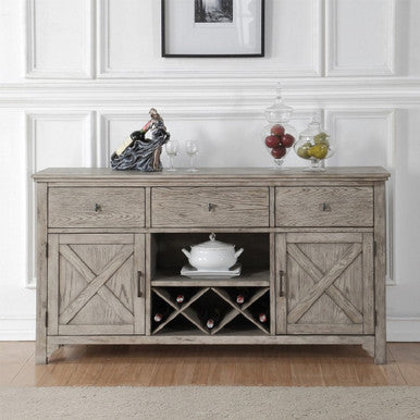 ACME 72864 Rocky Server, Gray Oak