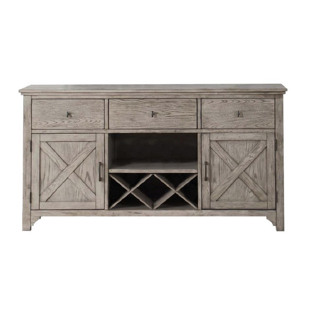 ACME 72864 Rocky Server, Gray Oak