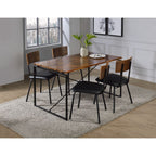 ACME 72910 Jurgen Dining Table, Oak & Black