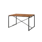 ACME 72910 Jurgen Dining Table, Oak & Black