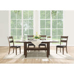 ACME 73160 Nabirye Dining Table, Dark Oak
