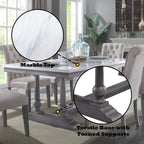 ACME 73265 Yabeina Dining Table  8