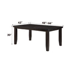ACME 74620 Urbana Dining Table, Espresso  1