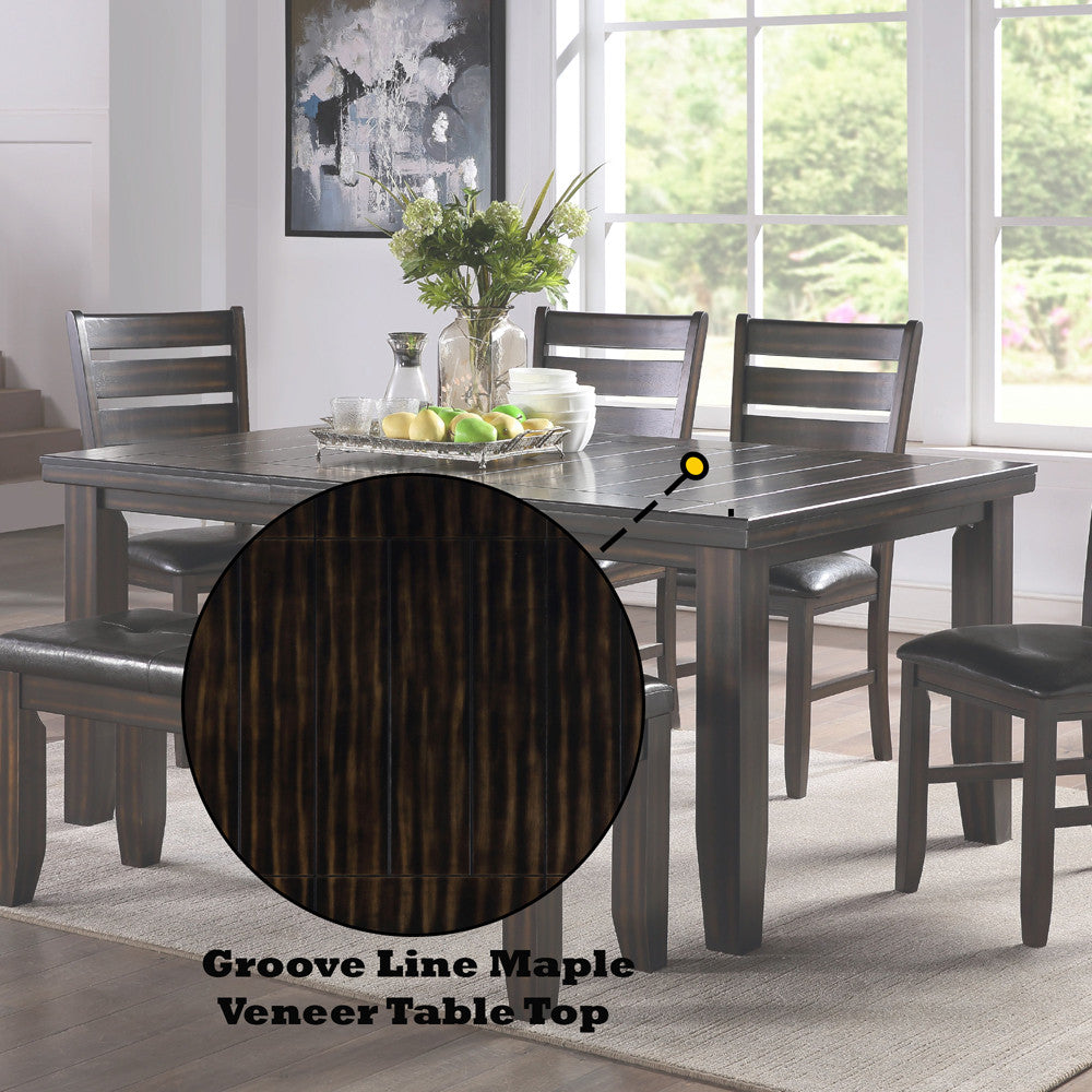 ACME 74620 Urbana Dining Table, Espresso  2