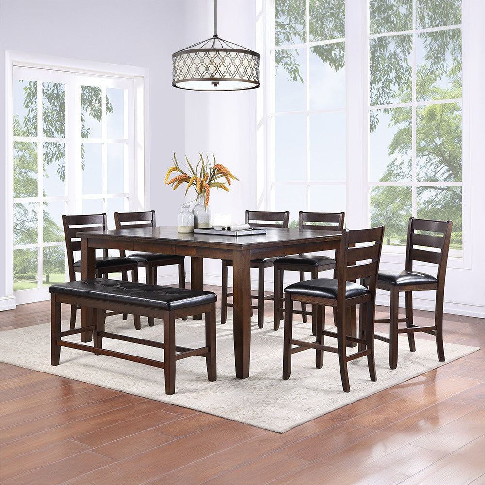 ACME 74630 Urbana Counter Height Table, Espresso