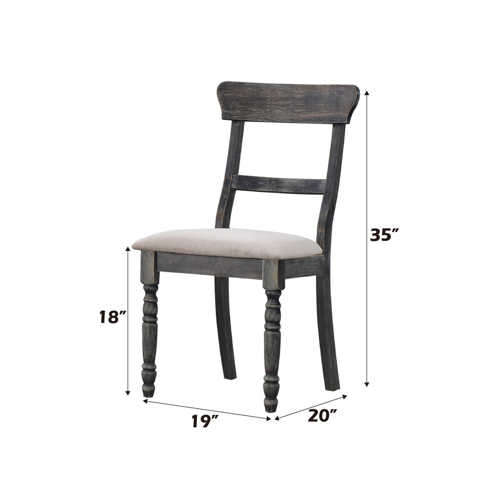 ACME 74642 Leventis Side Chair  2