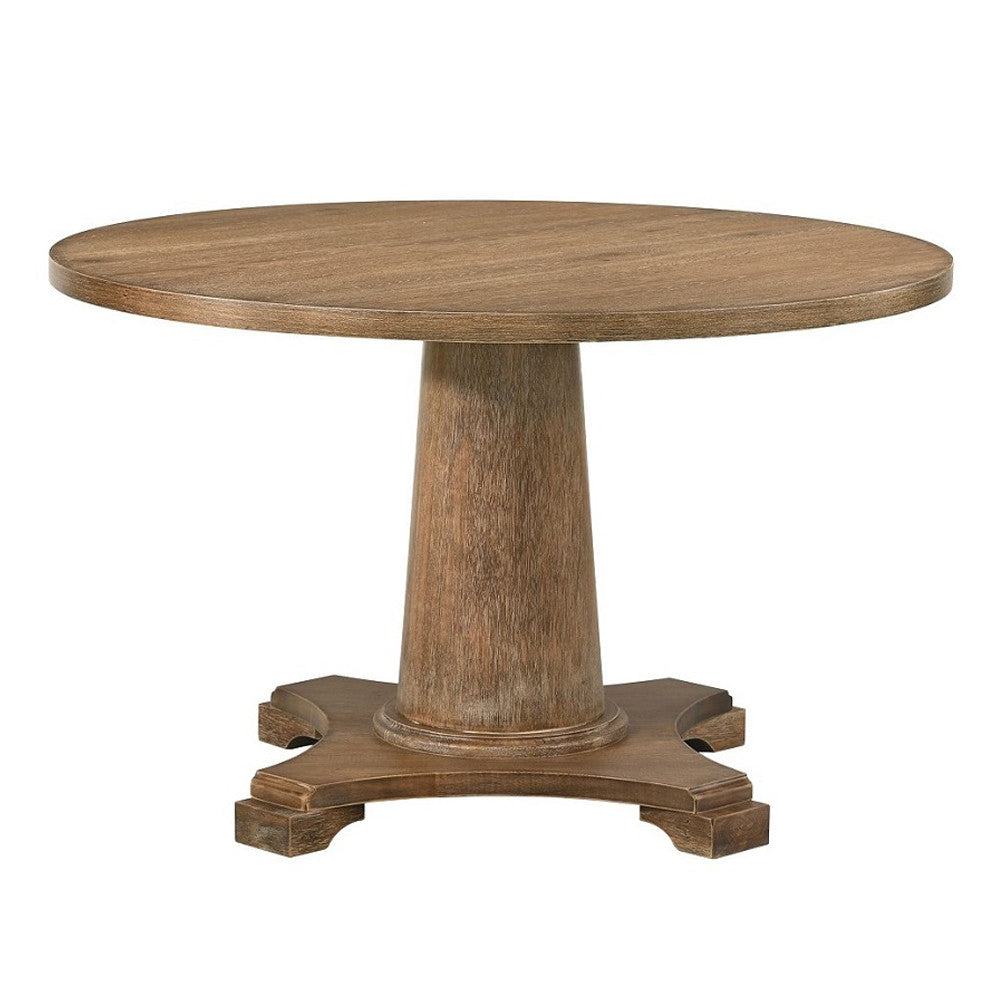 ACME 77160 Yotam Dining Table, Salvaged Oak Finish