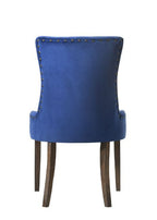 ACME 77165 Farren Side Chair, Blue Velvet & Espresso Finish