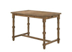 ACME 77175 Farsiris Counter Height Table, Weathered Oak Finish