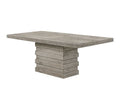 ACME 77185 Faustine Dining Table, Salvaged Light Oak Finish