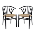 Modway EEI-4168 Flourish Spindle Wood Dining Side Chair Set of 2
