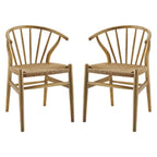 Modway EEI-4168 Flourish Spindle Wood Dining Side Chair Set of 2