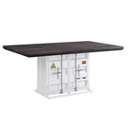 ACME 77880 Cargo Dining Table, White