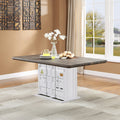 ACME 77880 Cargo Dining Table, White