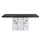 ACME 77880 Cargo Dining Table, White