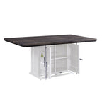 ACME 77880 Cargo Dining Table, White