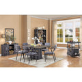 ACME 77900 Cargo Dining Table, Gunmetal