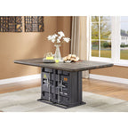 ACME 77900 Cargo Dining Table, Gunmetal