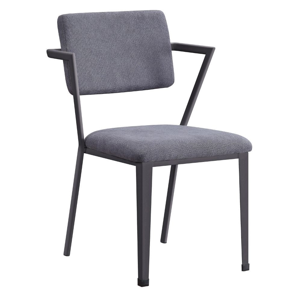 ACME 77902 Cargo Side Chair, Gunmetal
