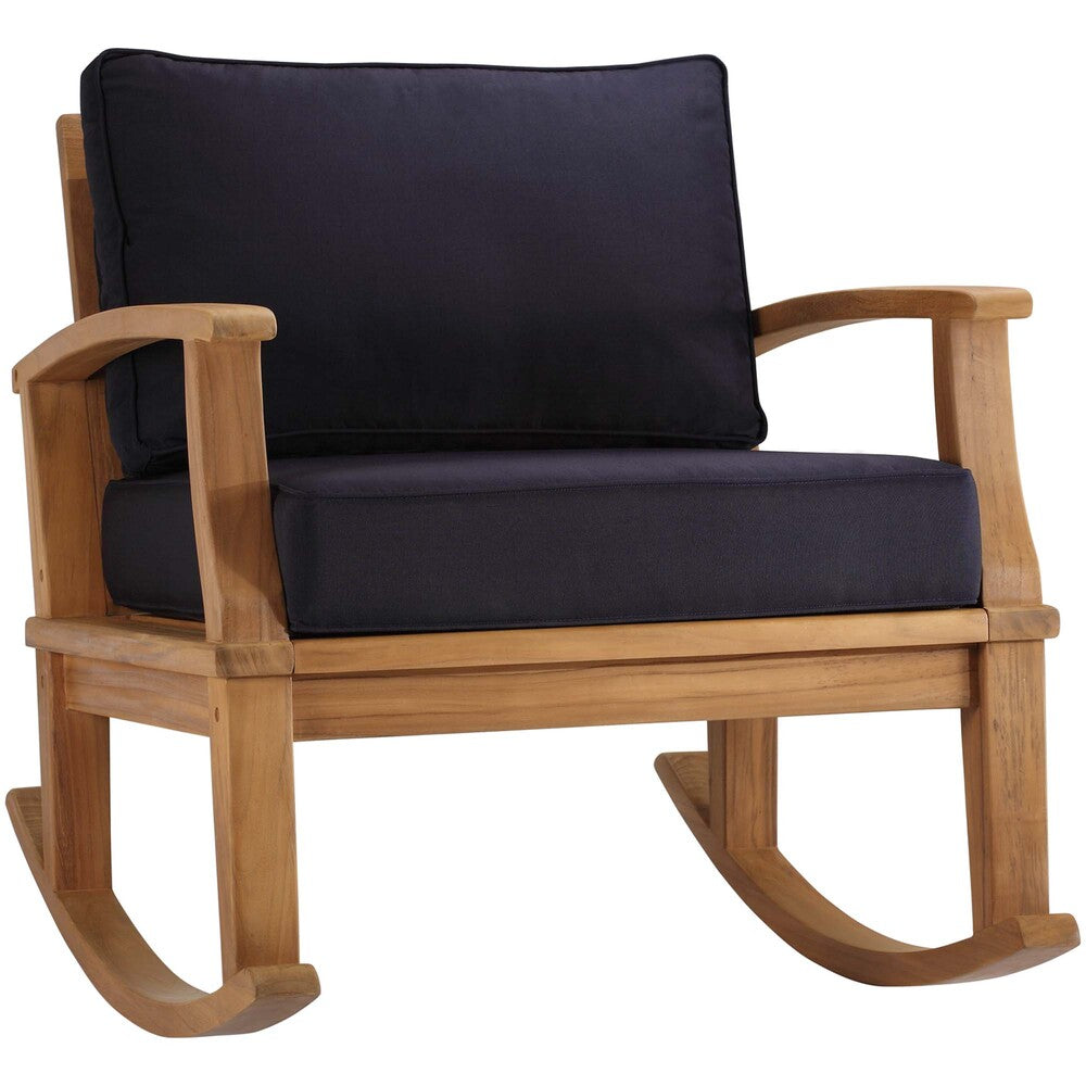 Modway EEI-4177 Marina Outdoor Patio Teak Rocking Chair