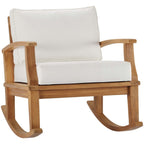 Modway EEI-4177 Marina Outdoor Patio Teak Rocking Chair