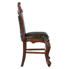 ACME 78222 Picardy Counter Height Chair (Set-2), Cherry Oak & PU