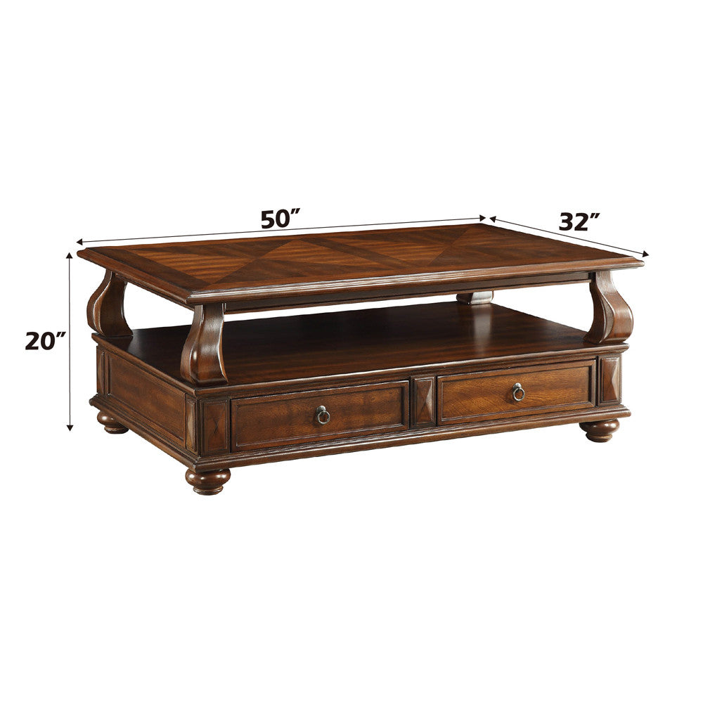 ACME 80010 Amado Coffee Table, Walnut