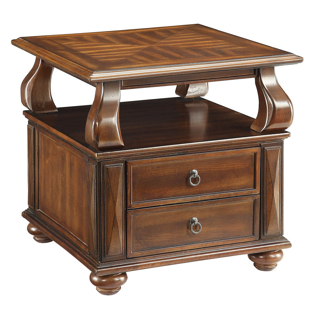 ACME 80012 Amado End Table, Walnut