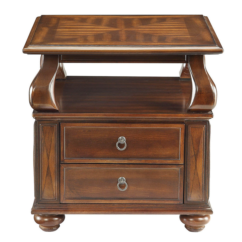 ACME 80012 Amado End Table, Walnut