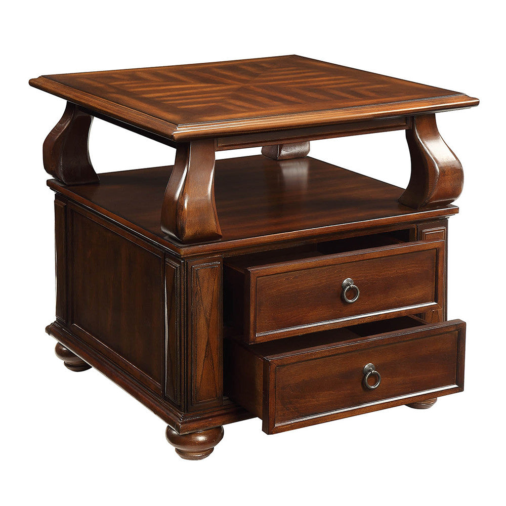 ACME 80012 Amado End Table, Walnut