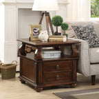 ACME 80012 Amado End Table, Walnut