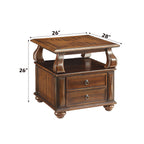ACME 80012 Amado End Table, Walnut