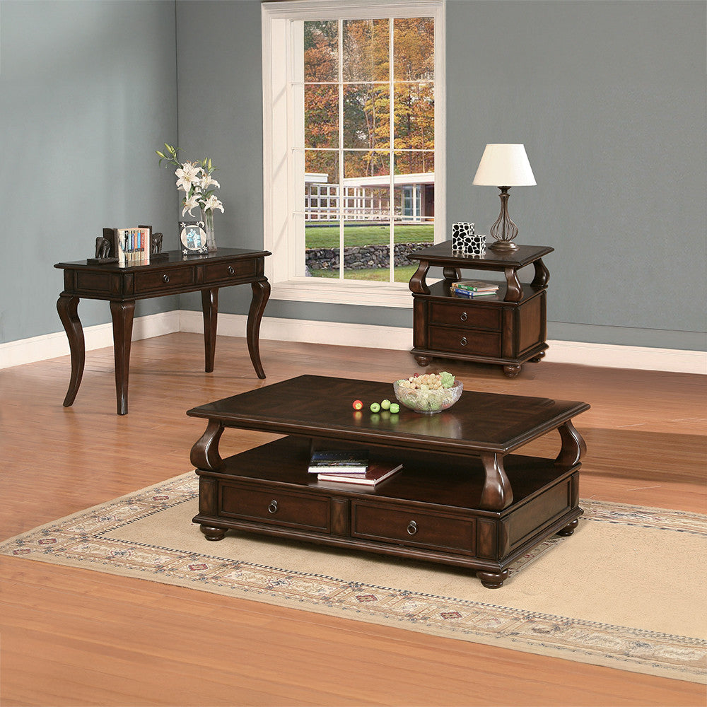 ACME 80012 Amado End Table, Walnut