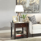 ACME 80255 Malachi End Table, Walnut