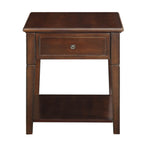 ACME 80255 Malachi End Table, Walnut